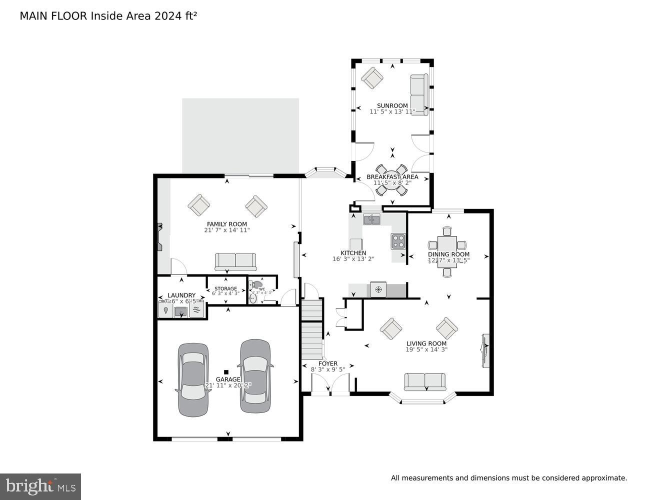 6010 Greeley Boulevard Springfield, VA 22152 - Photo 58 of 60 Main level floorplan