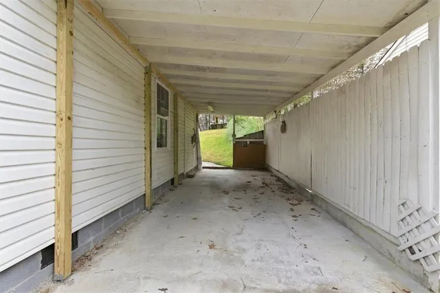 a view of a partially built entryway