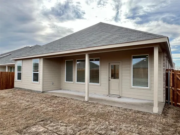 front view of a house with a stove