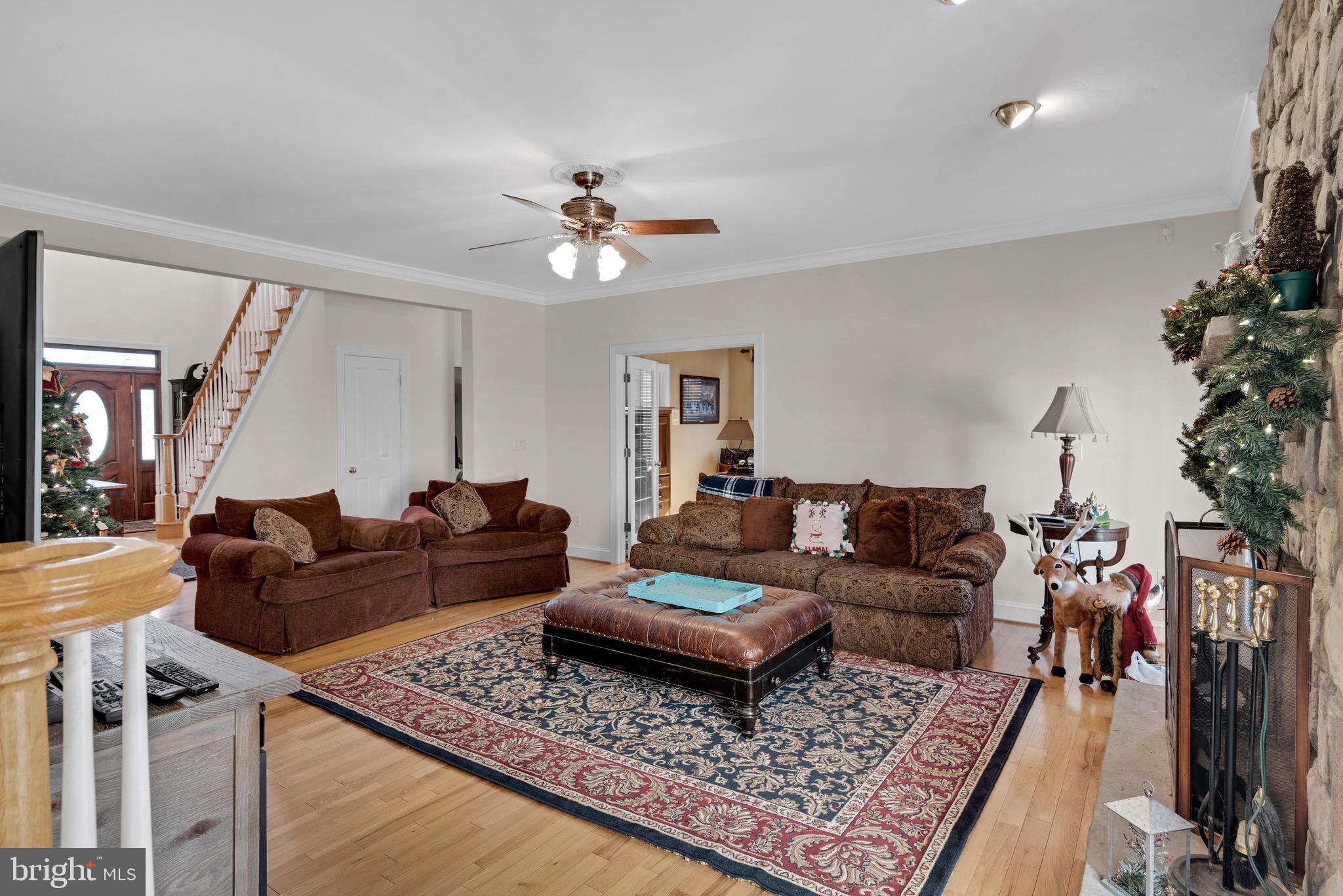 6936 Hickory Ridge Road Spotsylvania, VA 22551 - Photo 12 of 52 Living Room w/Masonry Fireplace