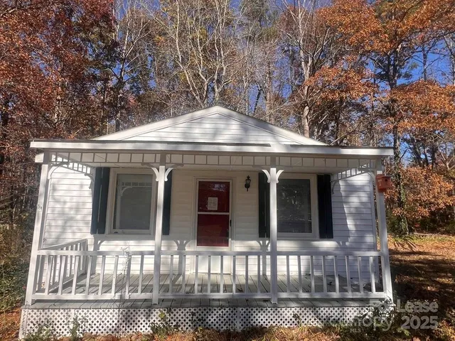 a view of a house with a porch