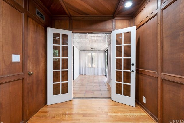 a view of front door