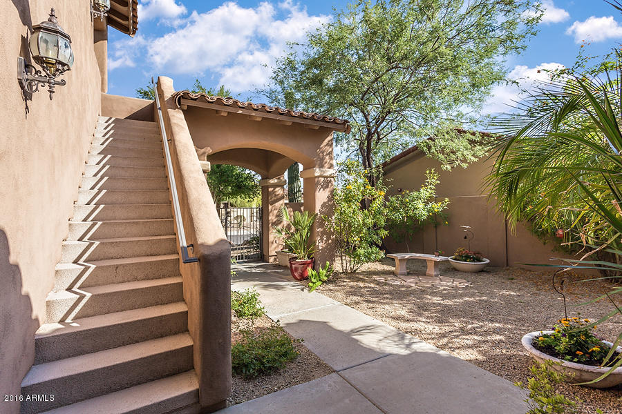 8130 East Wing Shadow Road Scottsdale, AZ 85255 - Photo 46 of 55 stairs to carriage housec