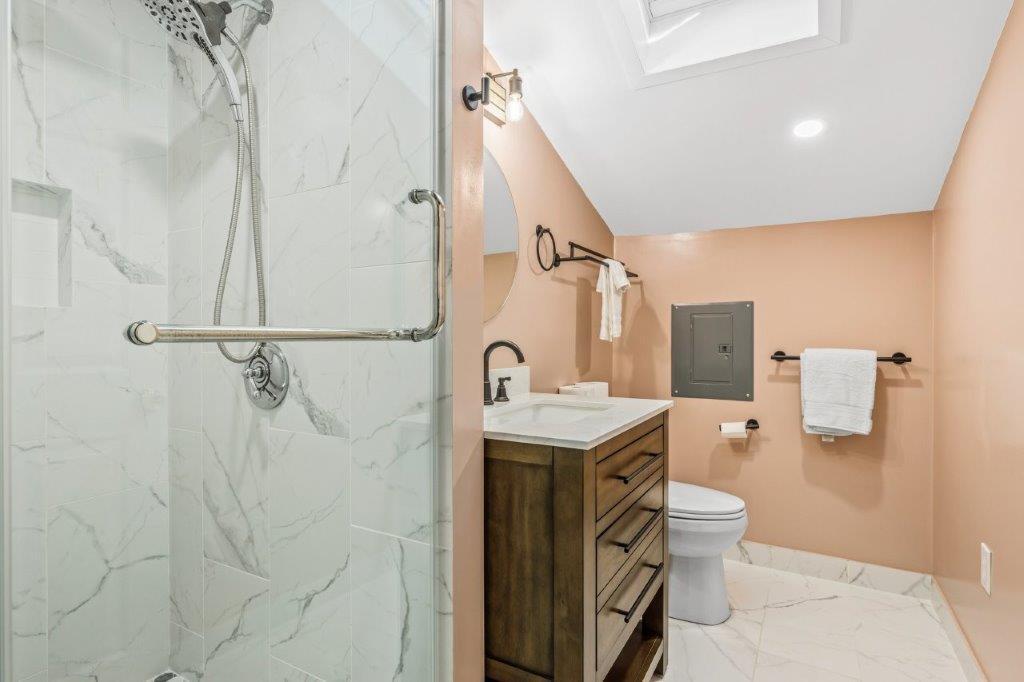 110 Kelley Road Hyannis, MA 02601 - Photo 17 of 30 a view of a bathroom with a sink toilet and shower