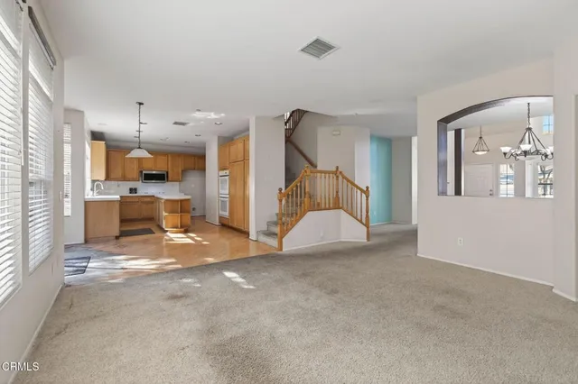 a view of a living room