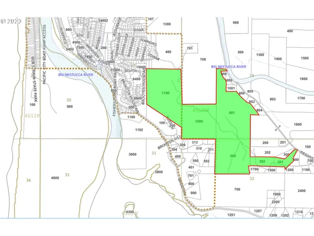 an aerial view of a swimming pool