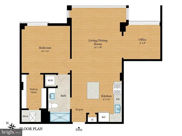 a view of a terrace with furniture and city view