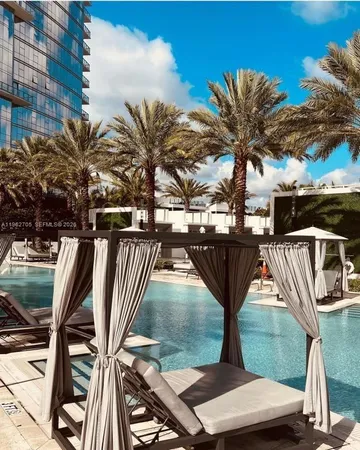 a view of outdoor space with seating area