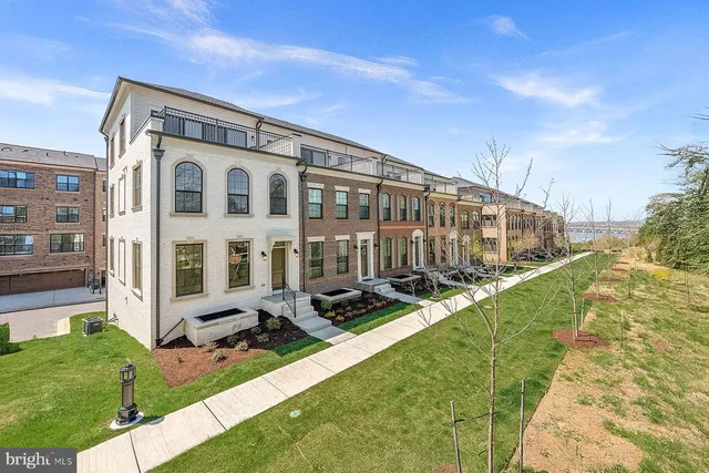 a view of a large building with many windows