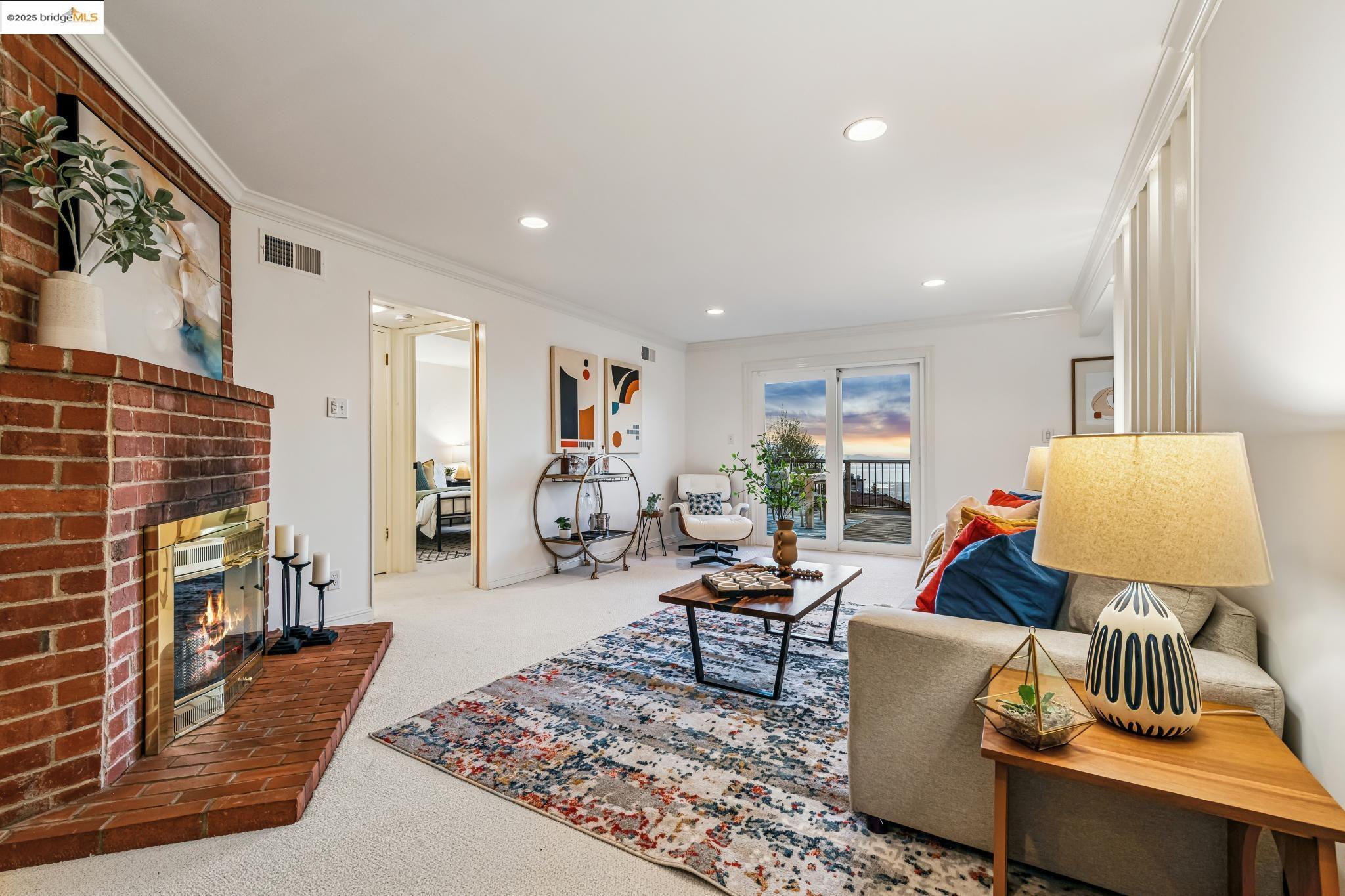 946 Creston Road Berkeley, CA 94708 - Photo 28 of 44 a living room with furniture and a couch
