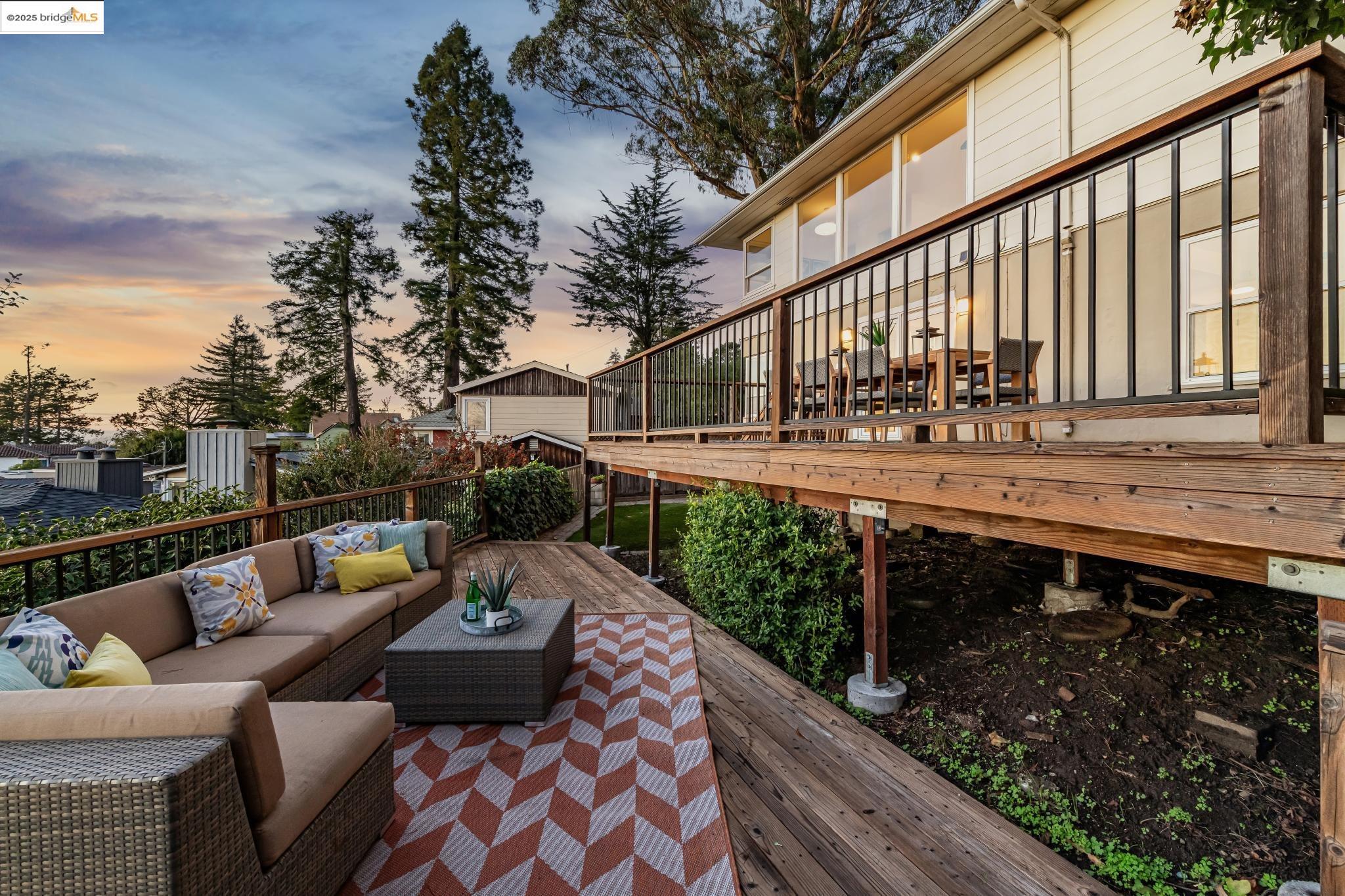 946 Creston Road Berkeley, CA 94708 - Photo 31 of 44 a view of swimming pool with outdoor seating and plants