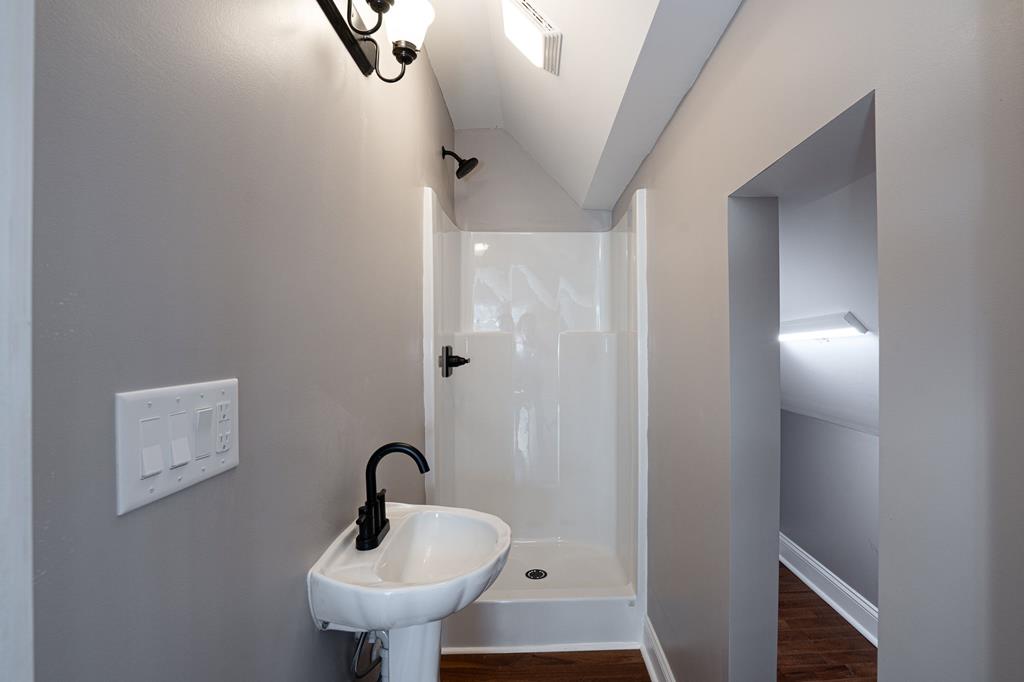 259 River Mountain Road Murphy, NC 28906 - Photo 9 of 42 a bathroom with a sink and mirror
