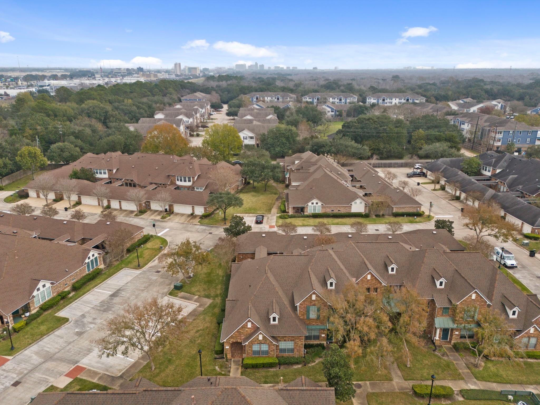 226 Whispering Ridge Terrace Houston, TX 77094 - Photo 25 of 31 an aerial view of a house with a mountain