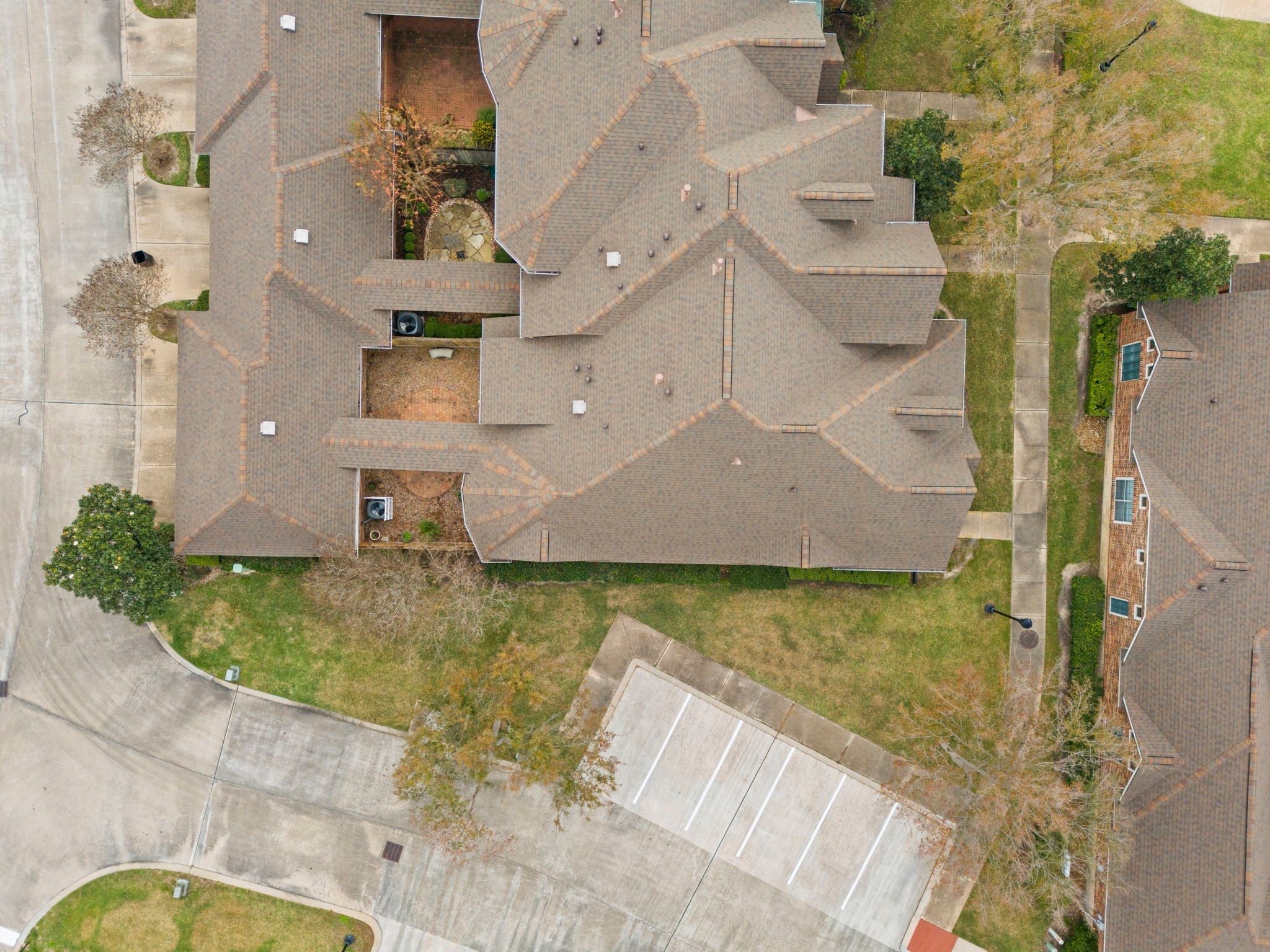 226 Whispering Ridge Terrace Houston, TX 77094 - Photo 26 of 31 an aerial view of a house with swimming pool