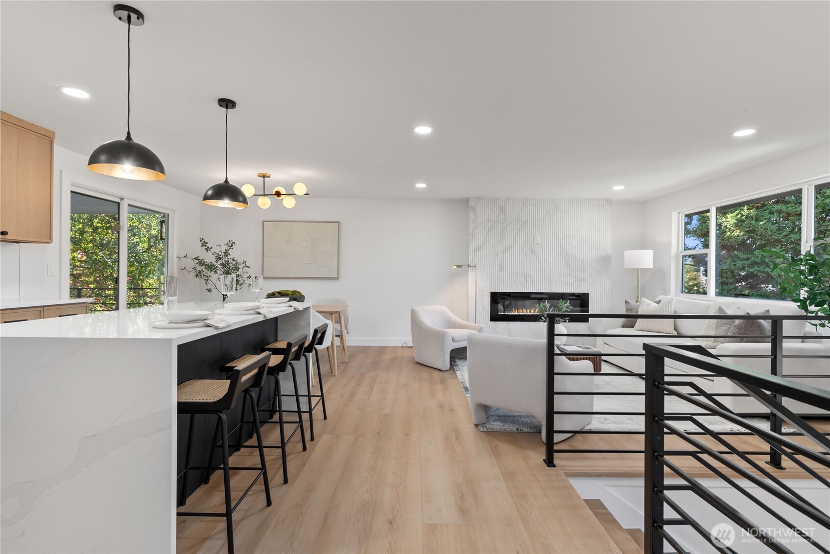 9548 3rd Avenue Northwest Seattle, WA 98117 - Photo 6 of 40 a kitchen with sink table and chairs