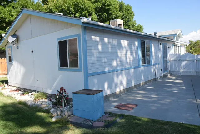 a backyard of a house