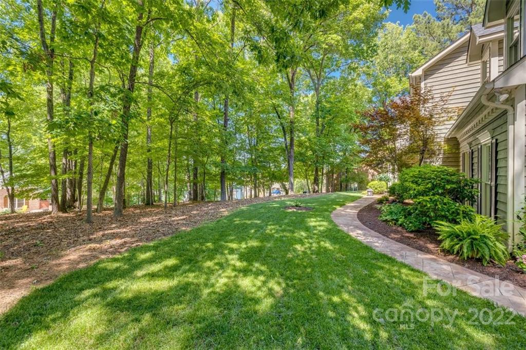 29008 Silver Fox Drive Tega Cay, SC 29708 - Photo 2 of 48 a view of a yard with plants and trees