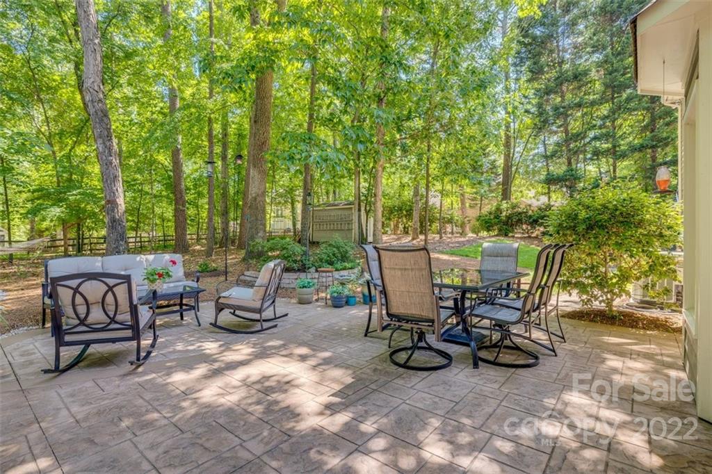 29008 Silver Fox Drive Tega Cay, SC 29708 - Photo 39 of 48 a view of a patio with a table and chairs