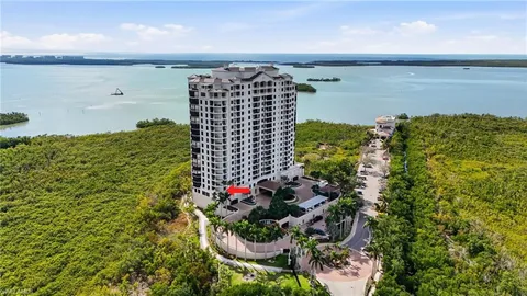 a view of a lake and outdoor space