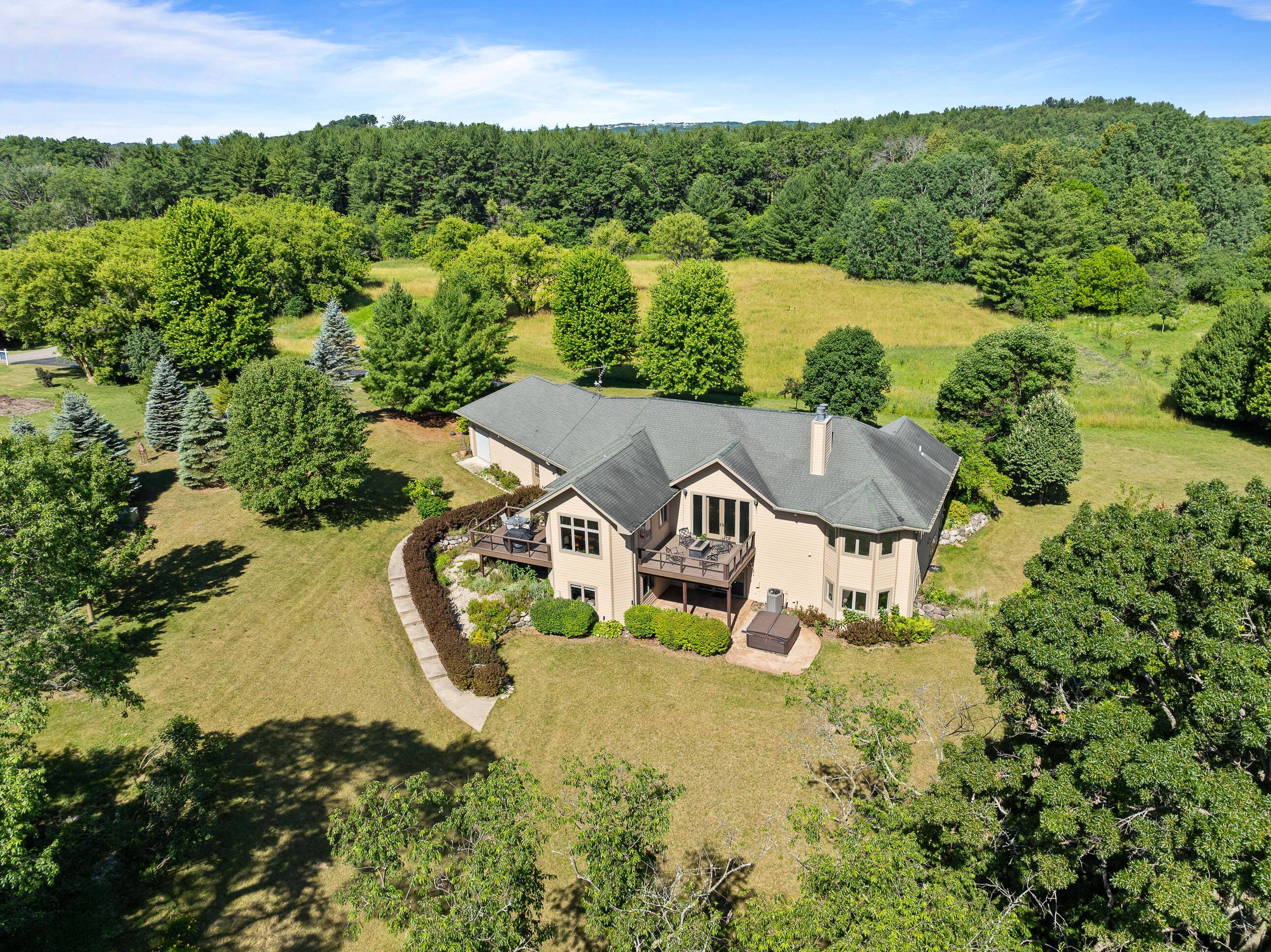 2575 Back Road Lyons, WI 53105 - Photo 1 of 1 Beautiful Grounds