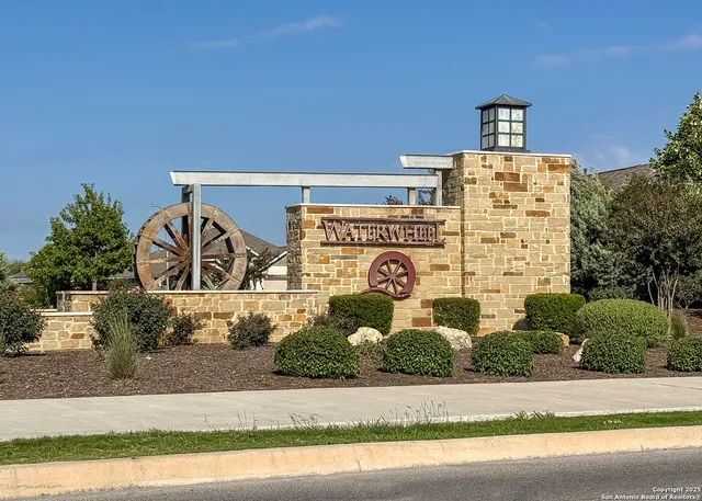 a front view of a building