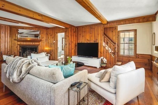 12 Mitchell Avenue Scituate, MA 02066 - Photo 13 of 30 a living room with furniture and a flat screen tv