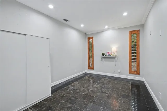 a view of an empty room