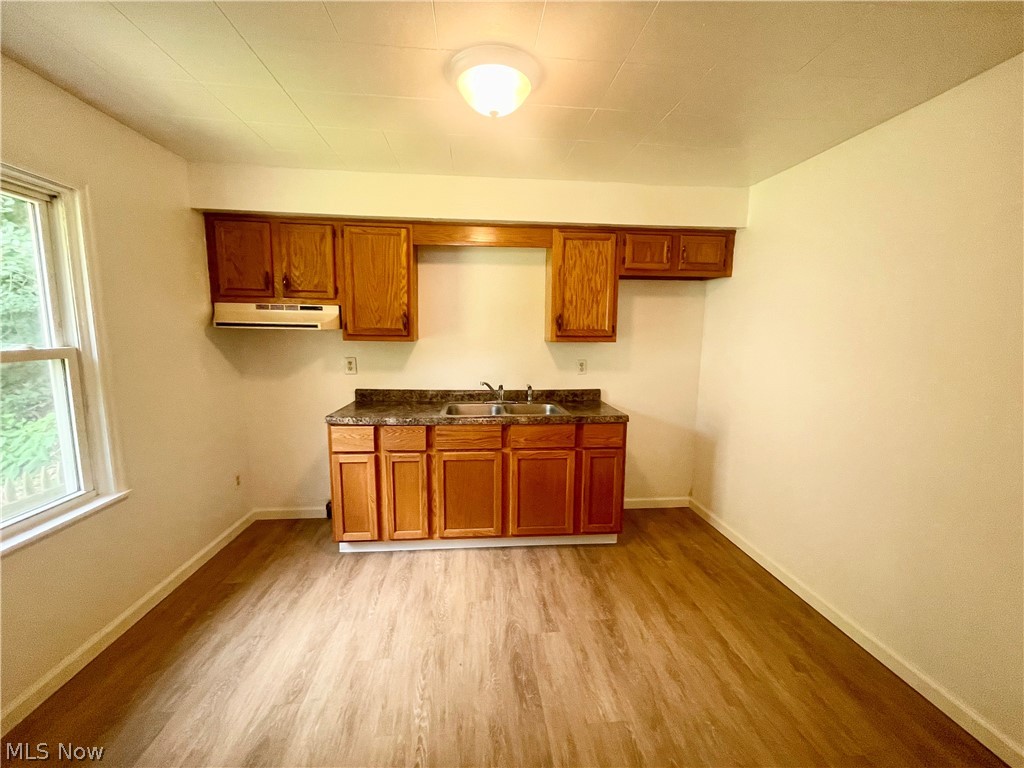 978 Cove Road Weirton, WV 26062 - Photo 4 of 18 Kitchen featuring sink and light hardwood / wood-style flooring