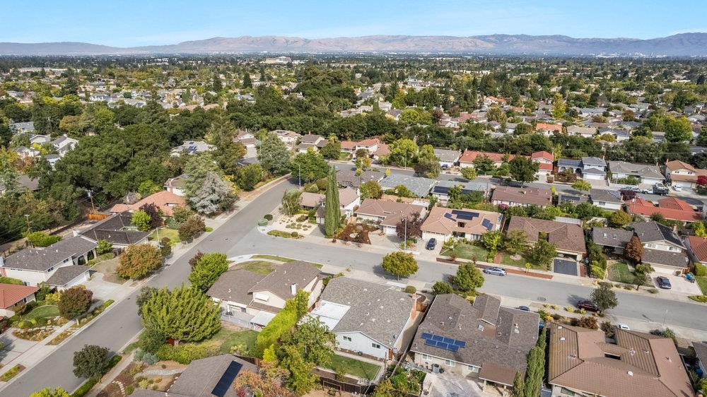 1121 Yorkshire Drive Cupertino, CA 95014 - Photo 29 of 30 an aerial view of residential house with outdoor space
