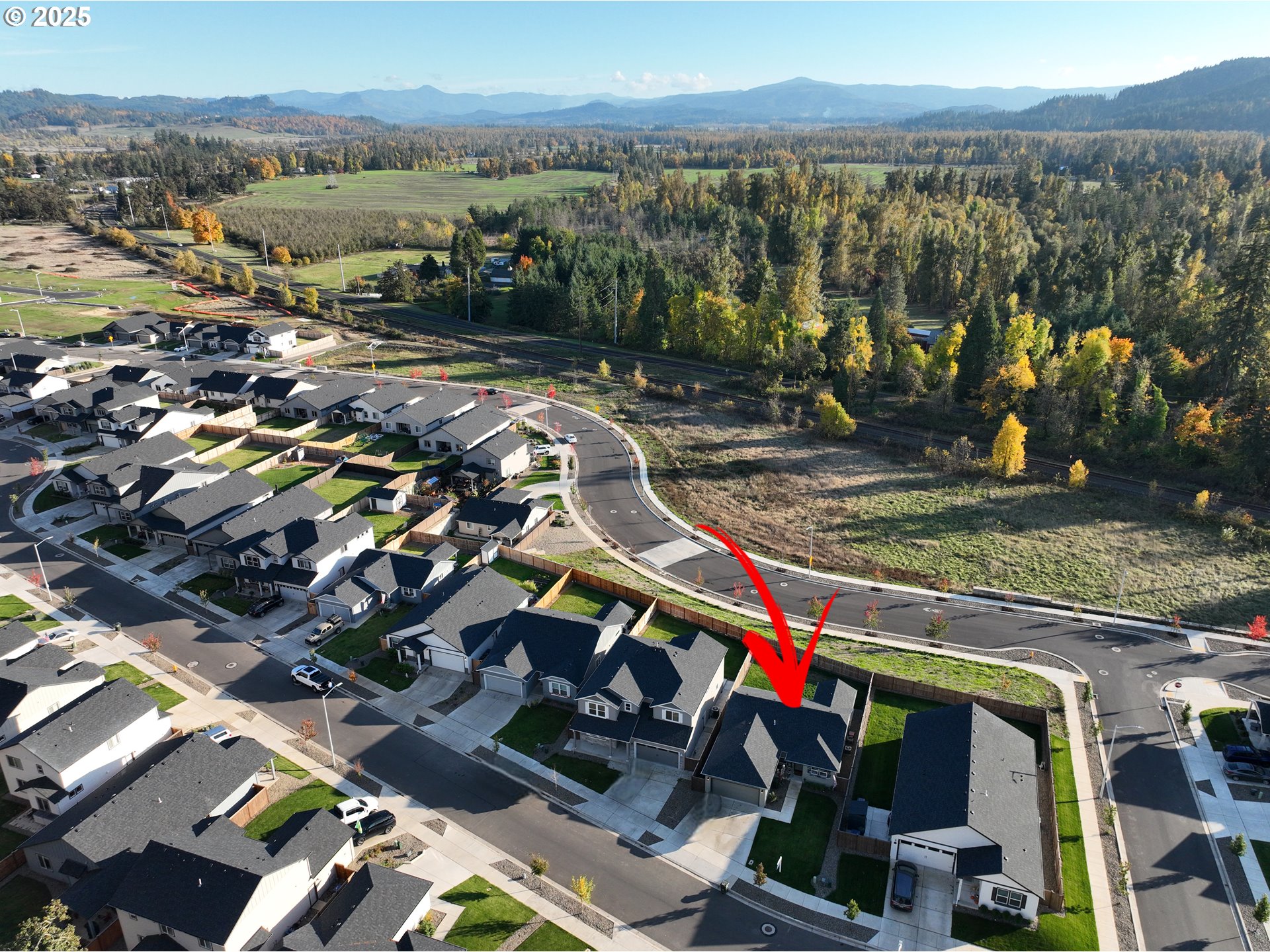 4967 Cedar View Drive Springfield, OR 97478 - Photo 20 of 22 an aerial view of residential houses with outdoor space