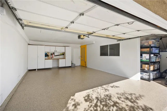 a view of a livingroom with a large window