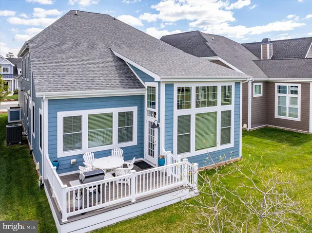 a view of a house with sitting area
