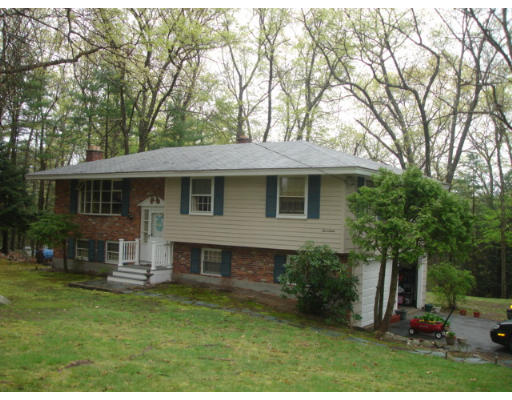 a view of a yard in front of house