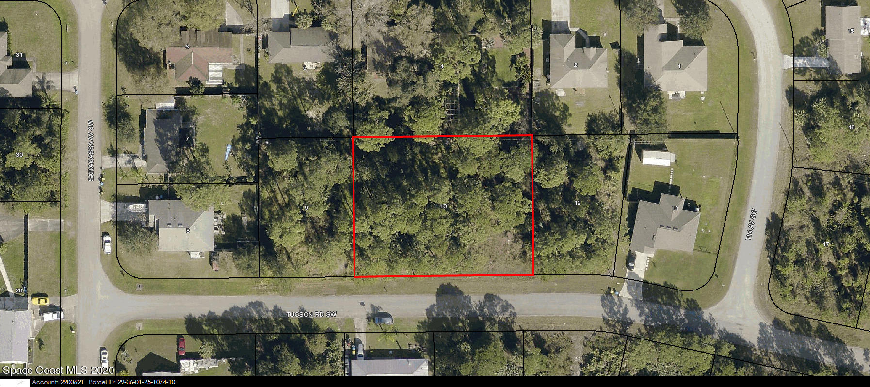 275 Tucson Road Southwest Palm Bay, FL 32908 - Photo 1 of 1 Screenshot_2021-01-17 BCPAO - MapView(6)