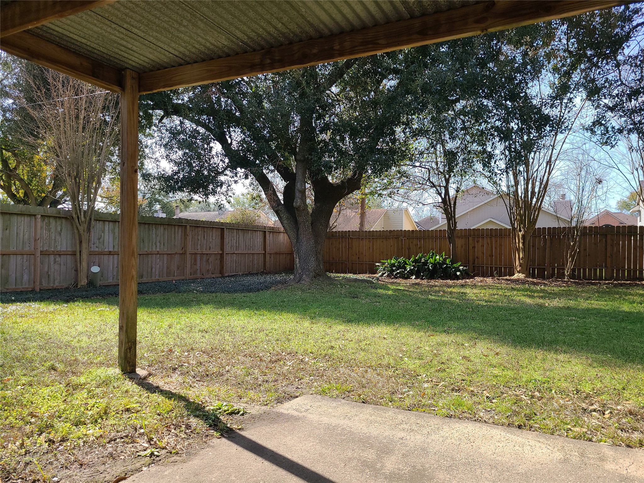 24127 Spring Towne Drive Spring, TX 77373 - Photo 17 of 20 a view of backyard with green space