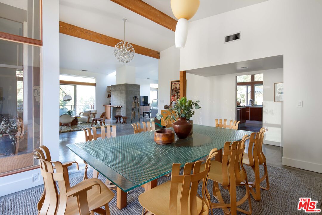 7500 Devista Drive Los Angeles, CA 90046 - Photo 17 of 43 a dining room with furniture and window