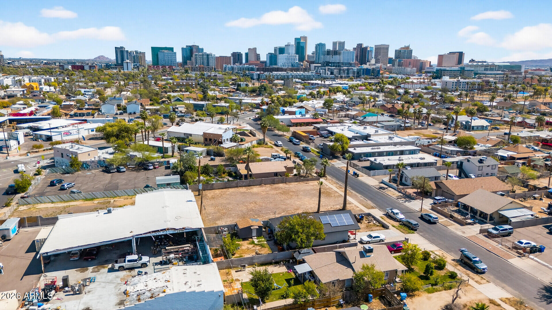 1244 West Pierce Street Phoenix, AZ 85007 - Photo 7 of 31 an aerial view of a city