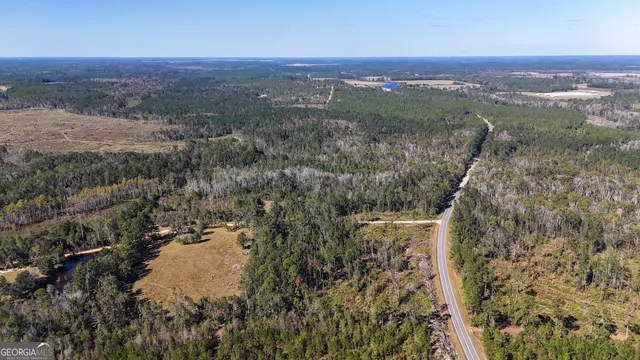 a view of a lake with a mountain in the background