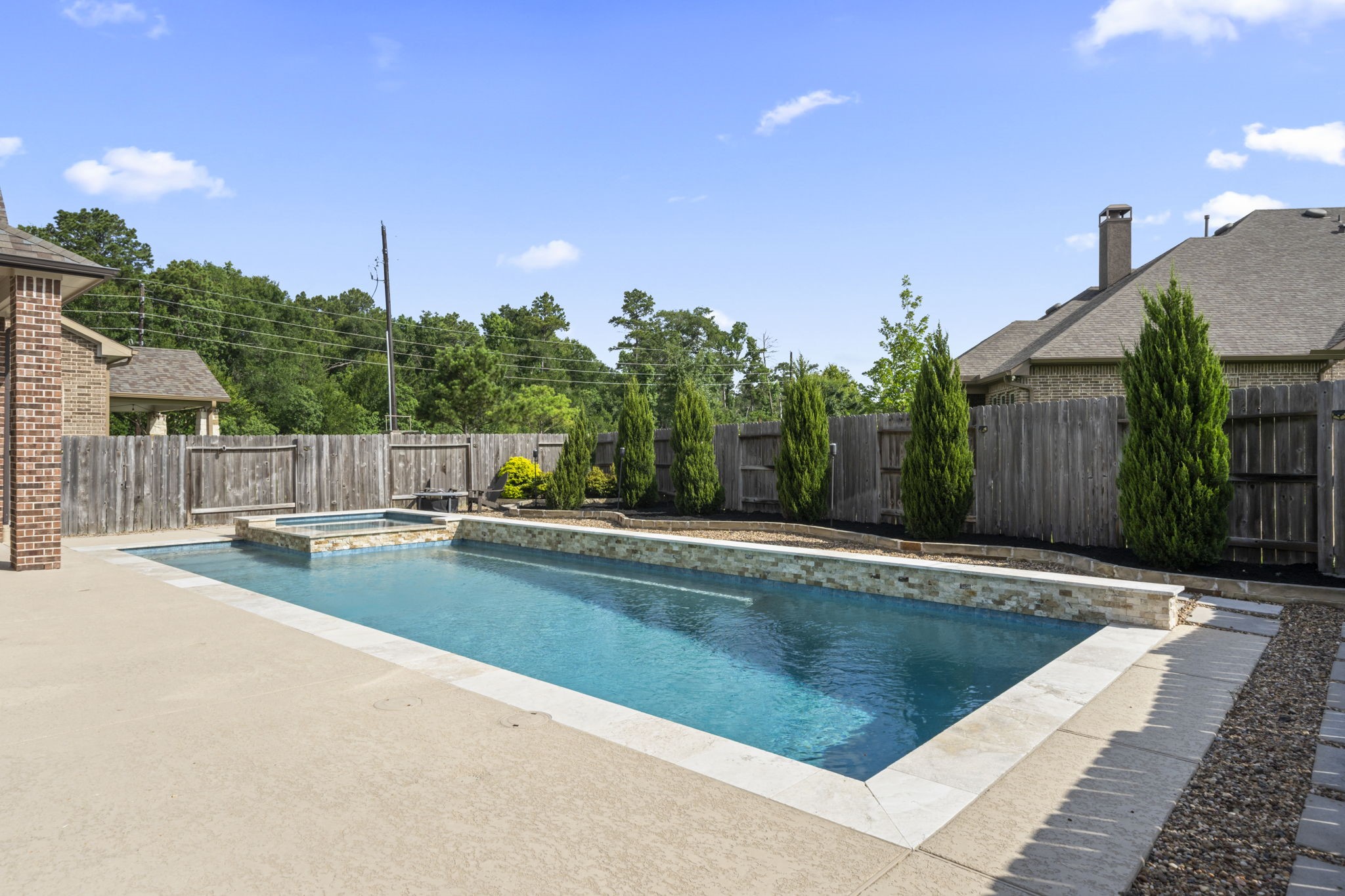 3938 Avalon Ridge Drive Spring, TX 77386 - Photo 40 of 49 This is a private backyard, landscaped for easy maintenance