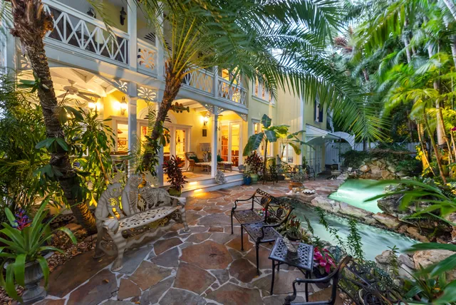 a view of swimming pool with a patio