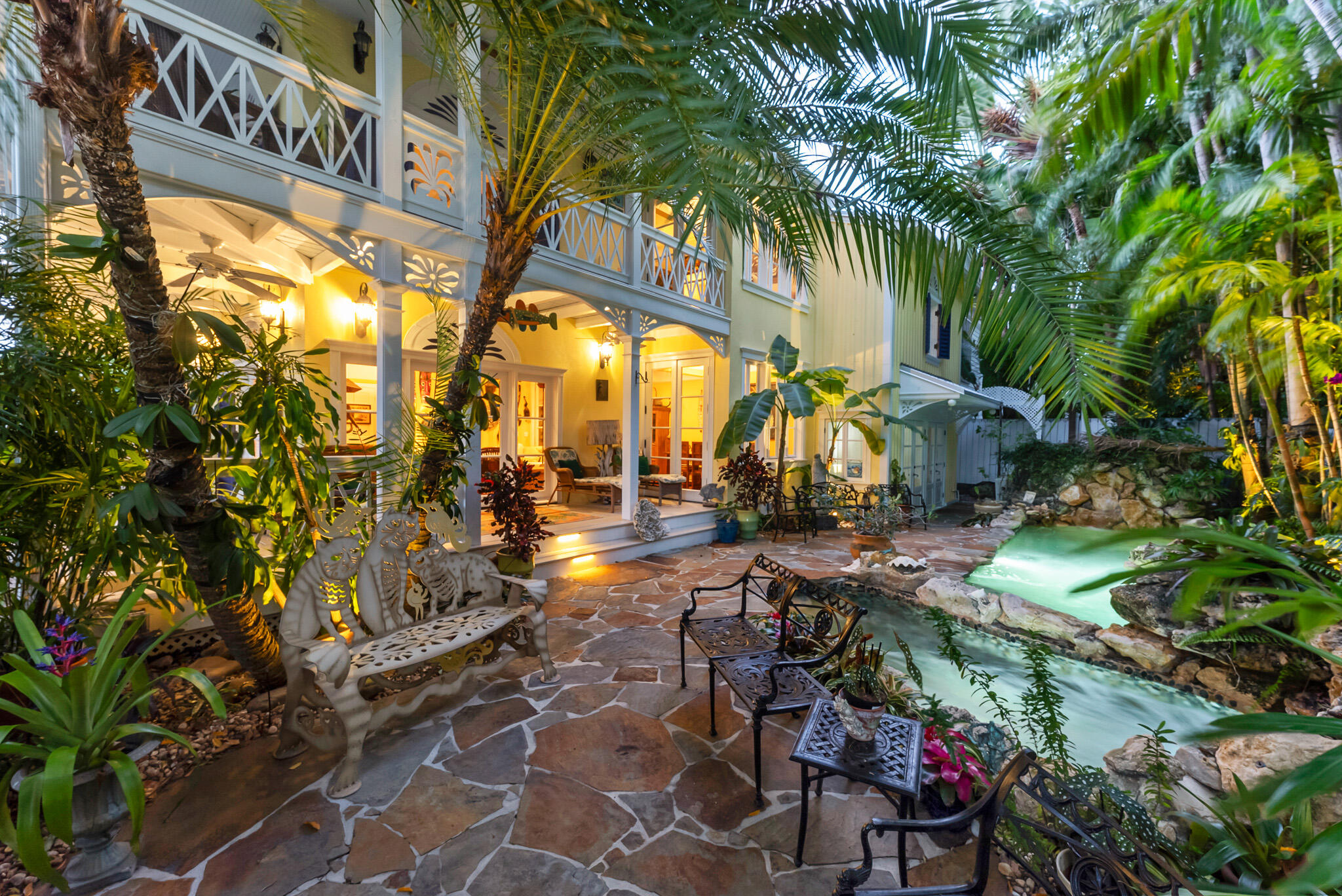 600 Elizabeth Street Key West, FL 33040 - Photo 3 of 90 Back Courtyard, Pool & Spa