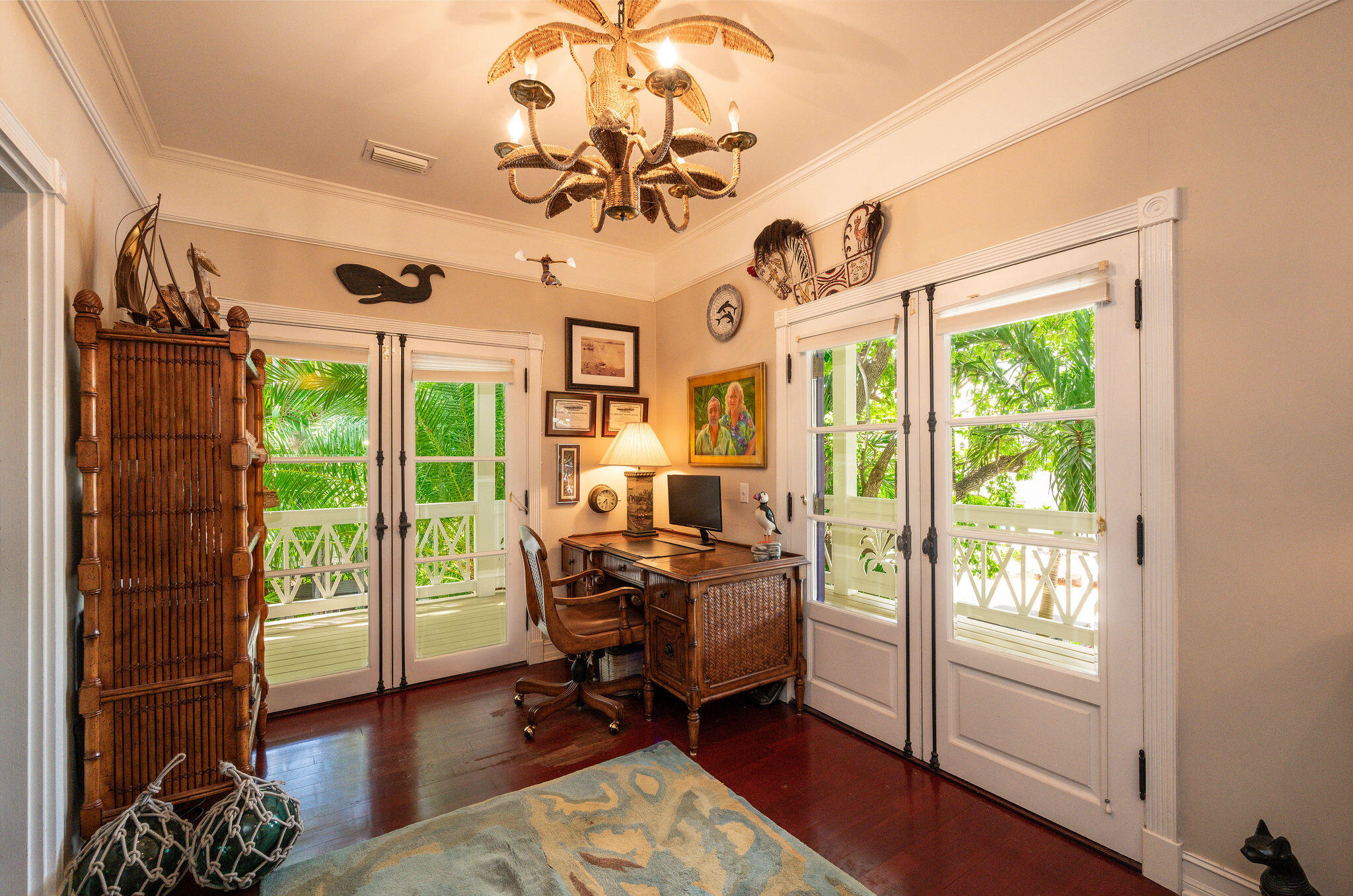 600 Elizabeth Street Key West, FL 33040 - Photo 33 of 90 Office with French Doors