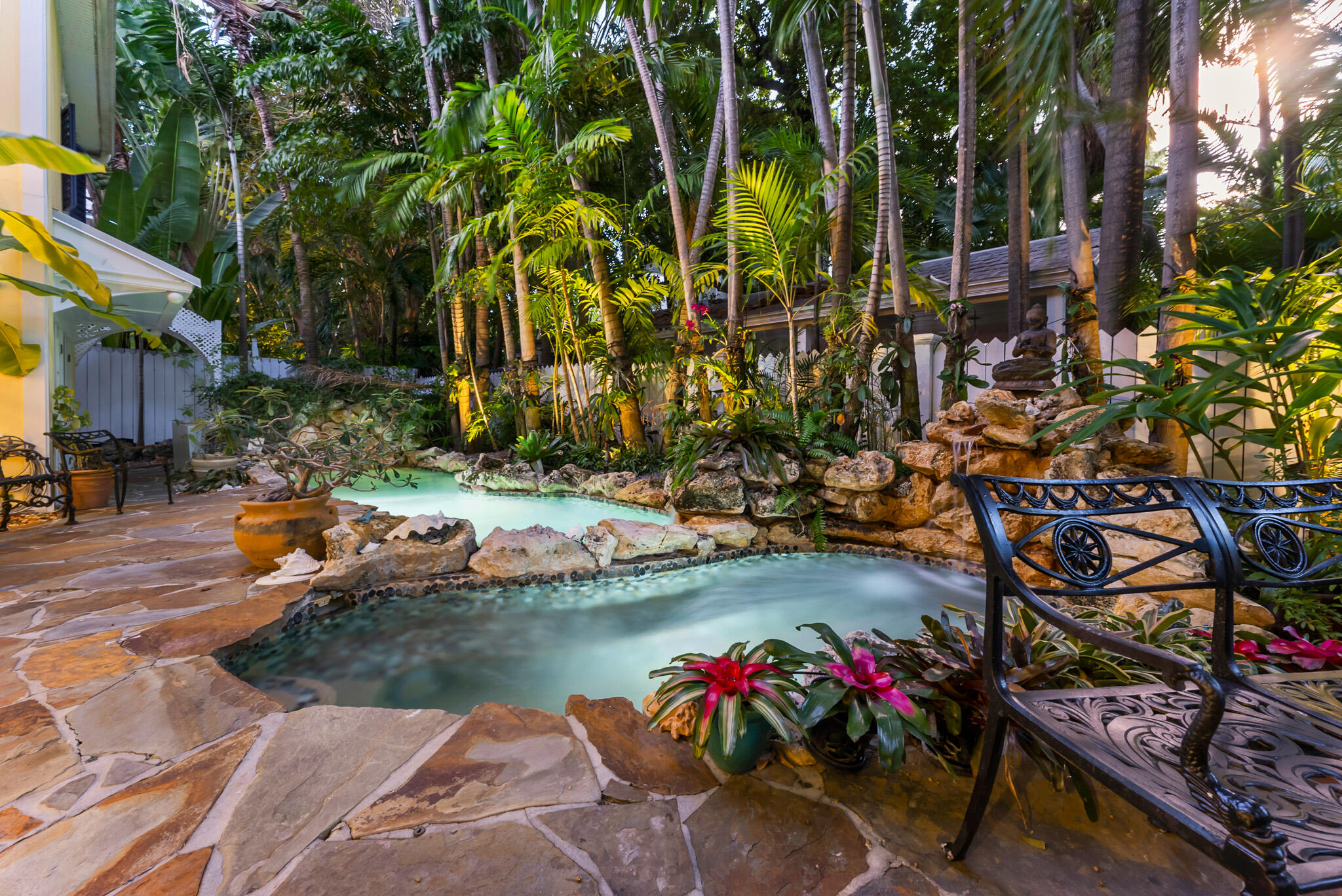 600 Elizabeth Street Key West, FL 33040 - Photo 4 of 89 Twilight Shot of Pool & Spa