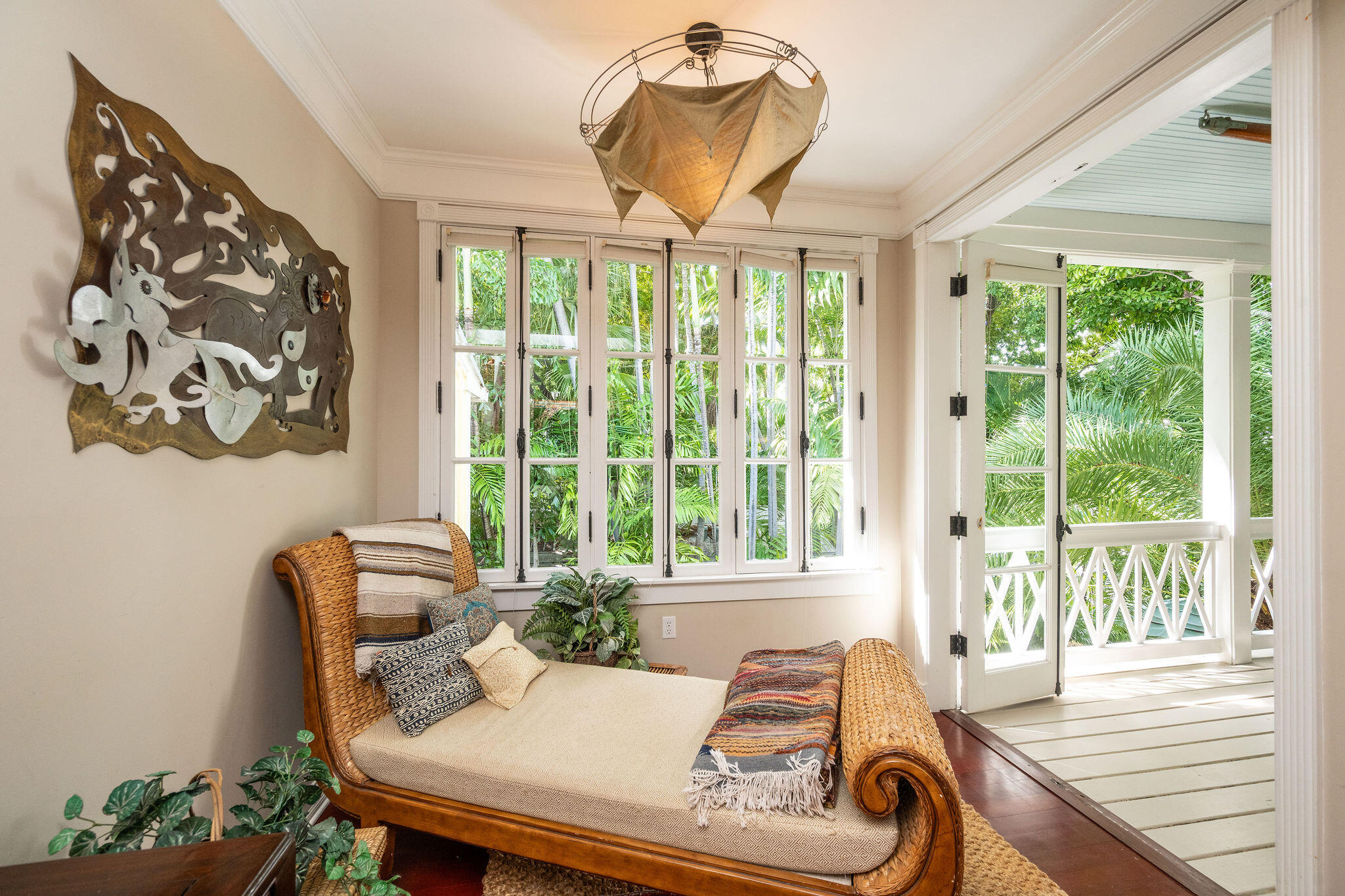600 Elizabeth Street Key West, FL 33040 - Photo 44 of 90 French Doors out to Upper Veranda