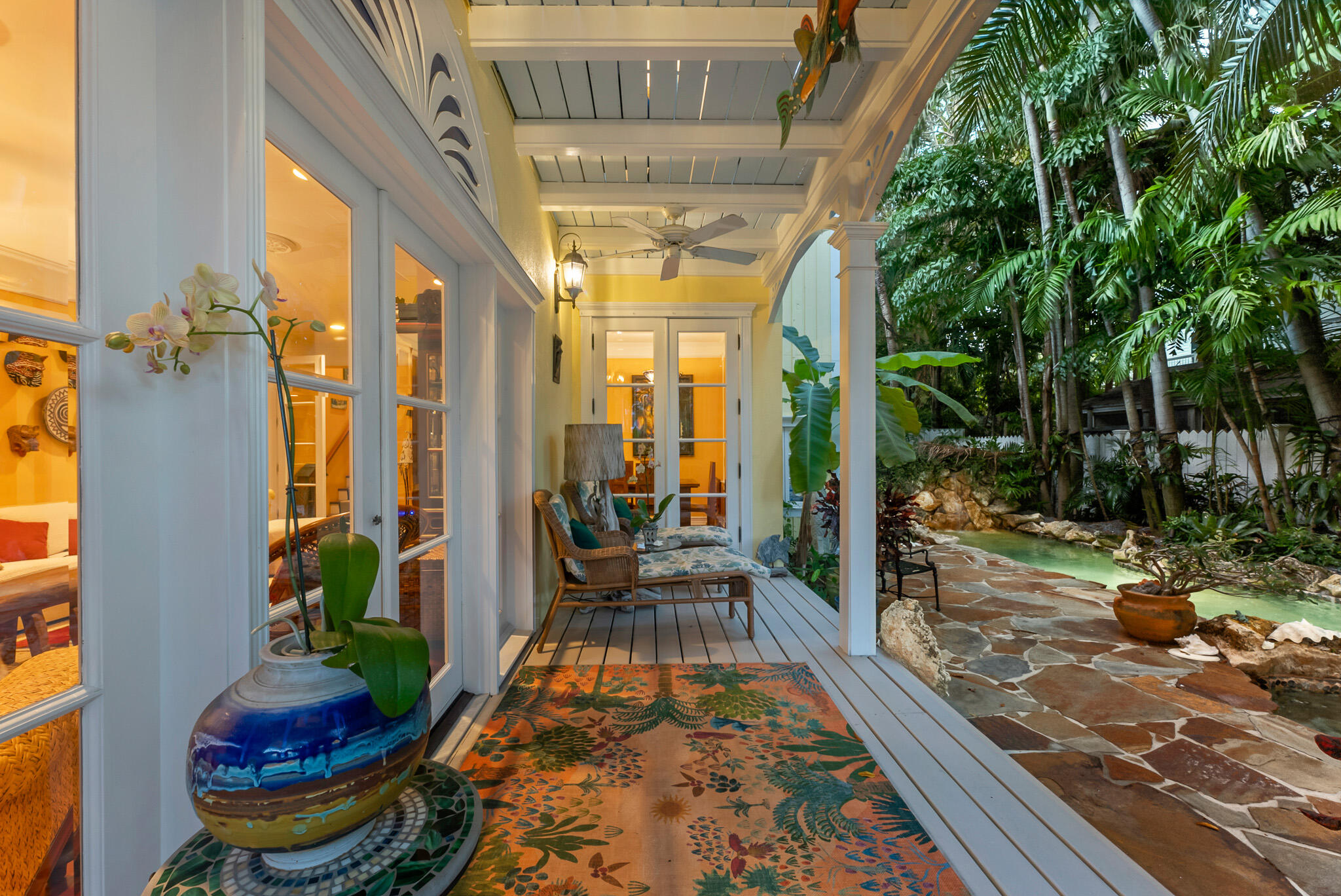 600 Elizabeth Street Key West, FL 33040 - Photo 6 of 89 Back Lower Veranda & Pool