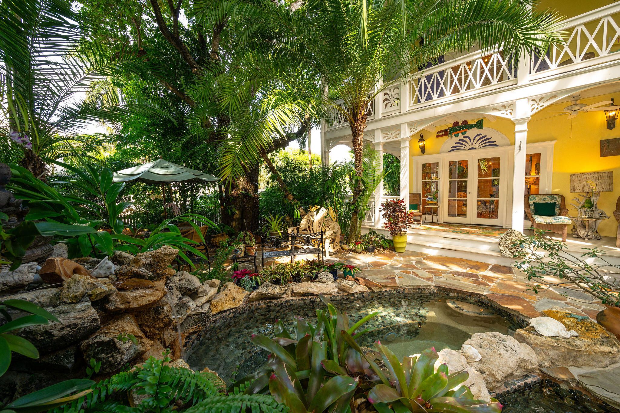 600 Elizabeth Street Key West, FL 33040 - Photo 76 of 90 Spa with Waterfall