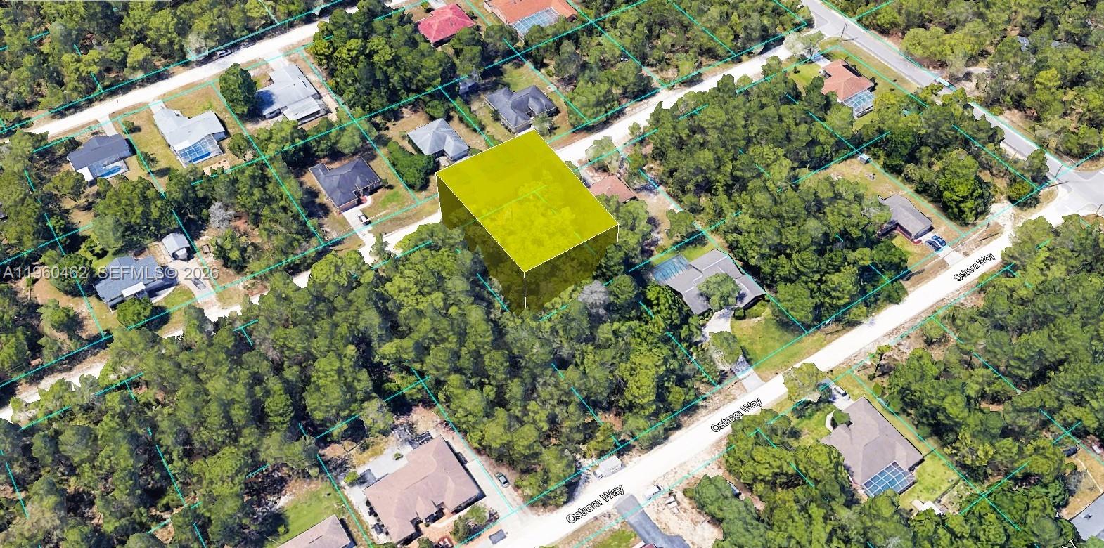 8977 Senior Way Brooksville, FL 34613 - Photo 4 of 5 an aerial view of a house with a yard and swimming pool