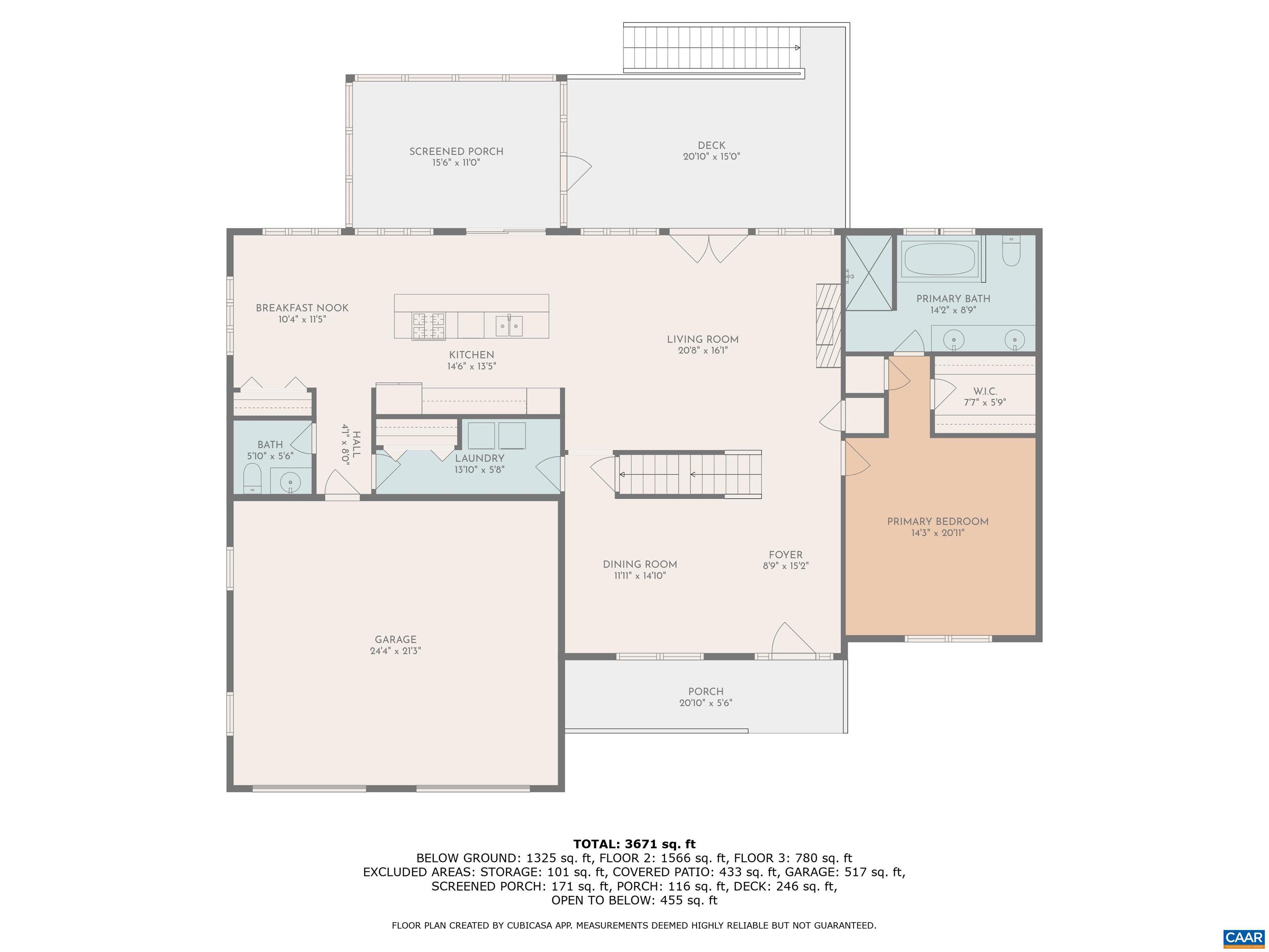 654 Saddleback Road Stanardsville, VA 22973 - Photo 71 of 75 Floor Plan Main Level