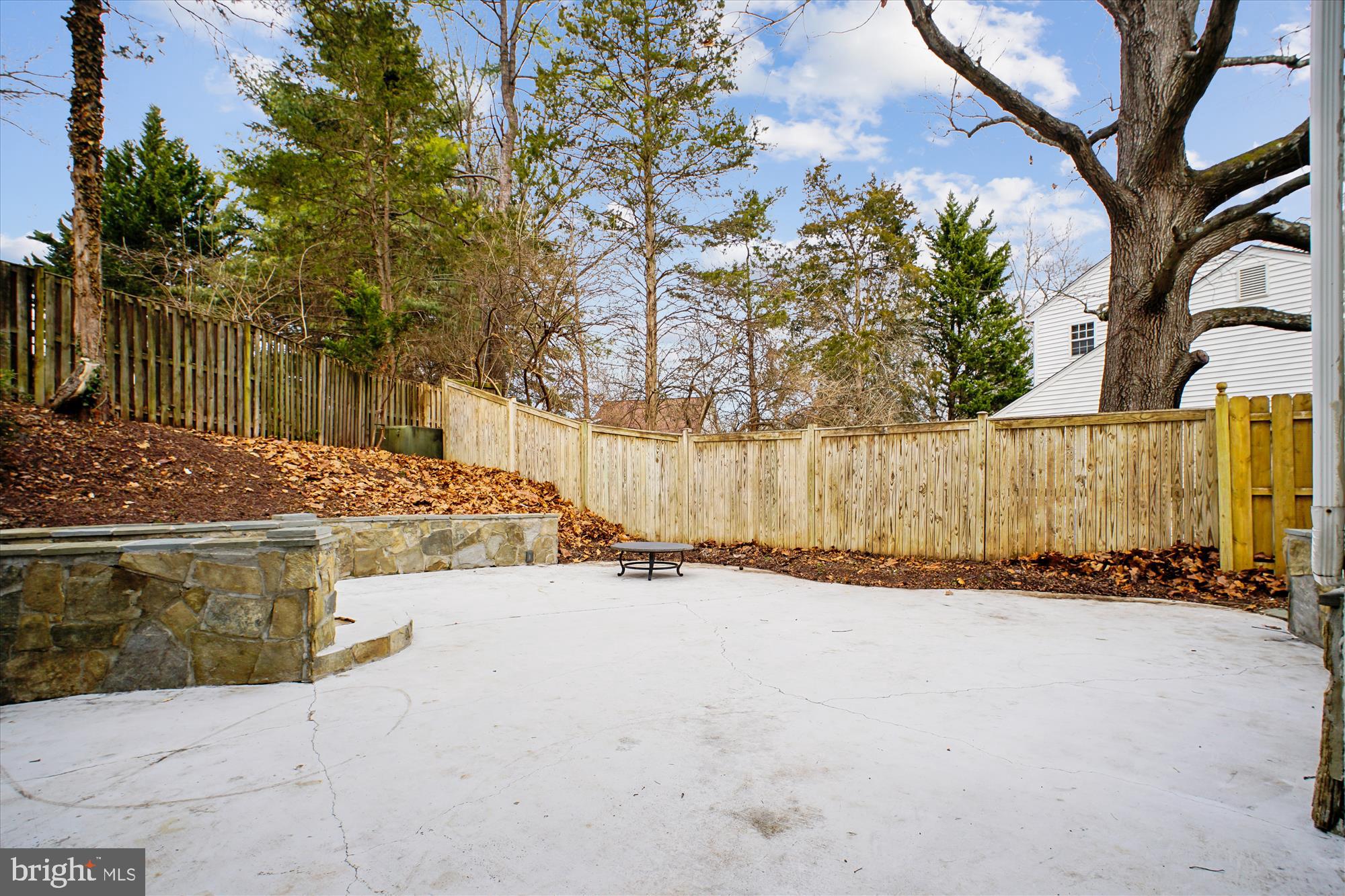12318 Valley High Road Herndon, VA 20170 - Photo 49 of 56 a view of a yard with wooden fence