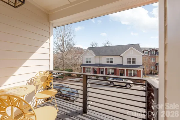 a table and chairs in patio